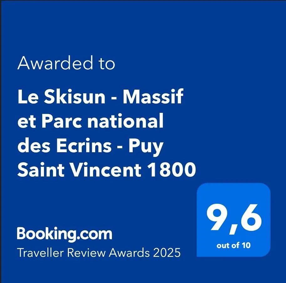 Le Skisun - Massif Et Parc National Des Ecrins - Puy Saint Vincent 1800 Puy-Saint-Vincent Apartment
